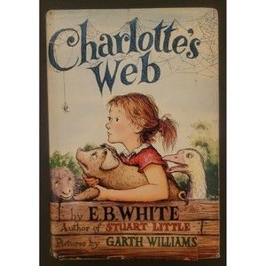 CHARLOTTE'S WEB 1952  by E.B. White Book Club Edition Hardcover w/ Dust Jacket
